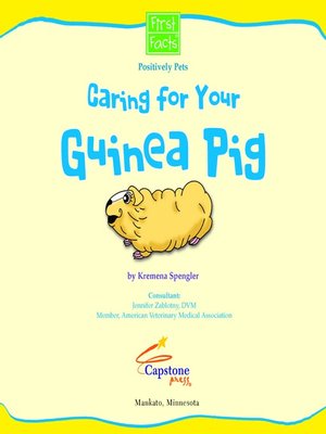 cover image of Caring for Your Guinea Pig